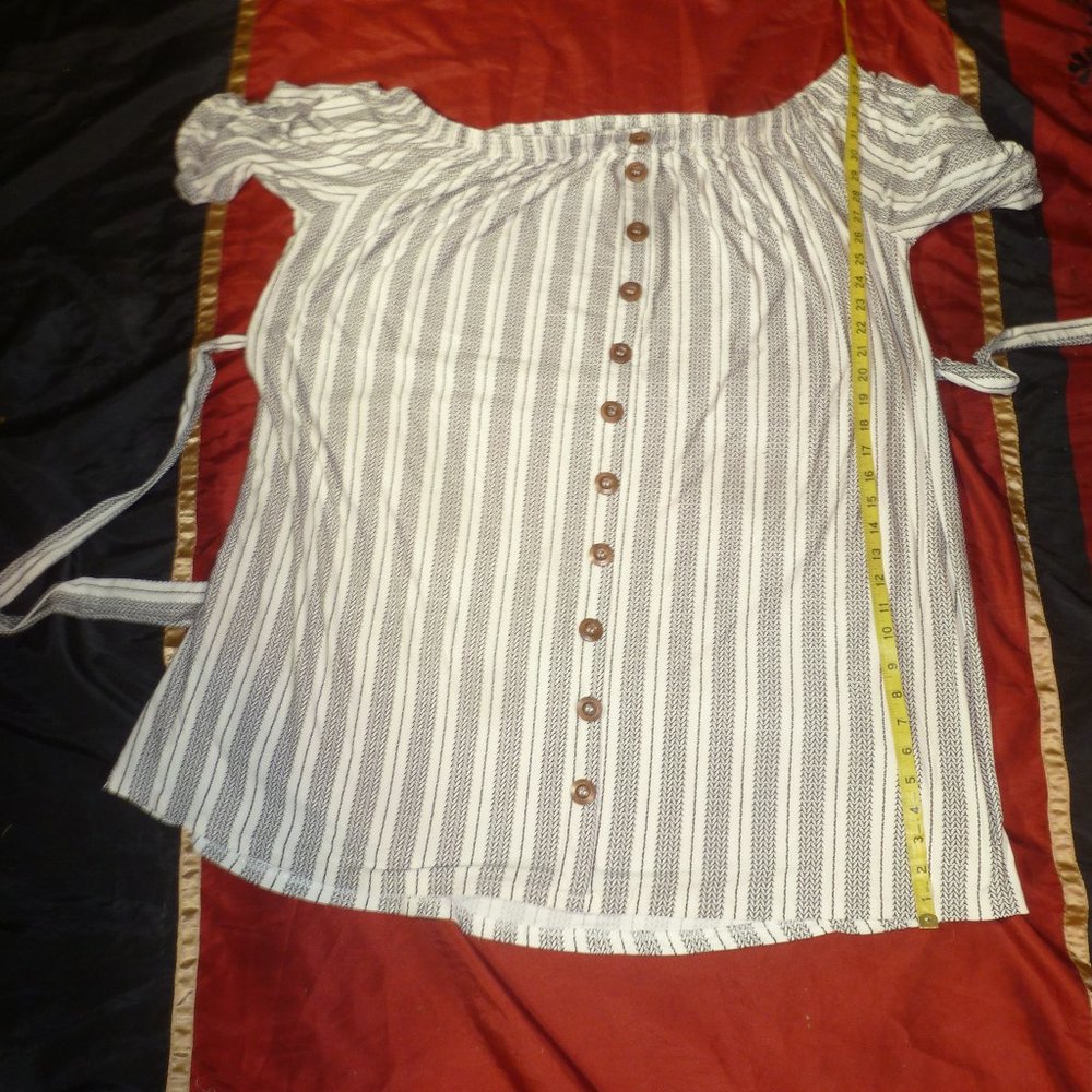 J for Justify  Cute Plus 3X women off shoulder slimming dress - Picture 5 of 9